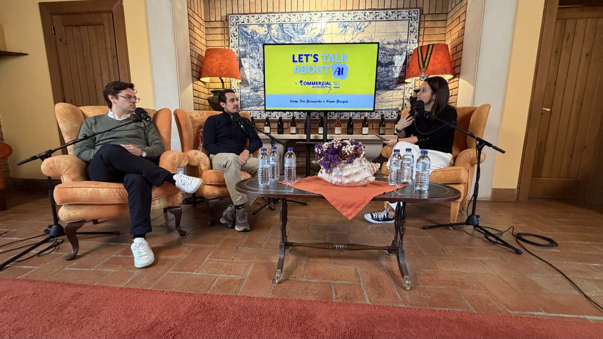 Fotografia real do estúdio de podcast 5