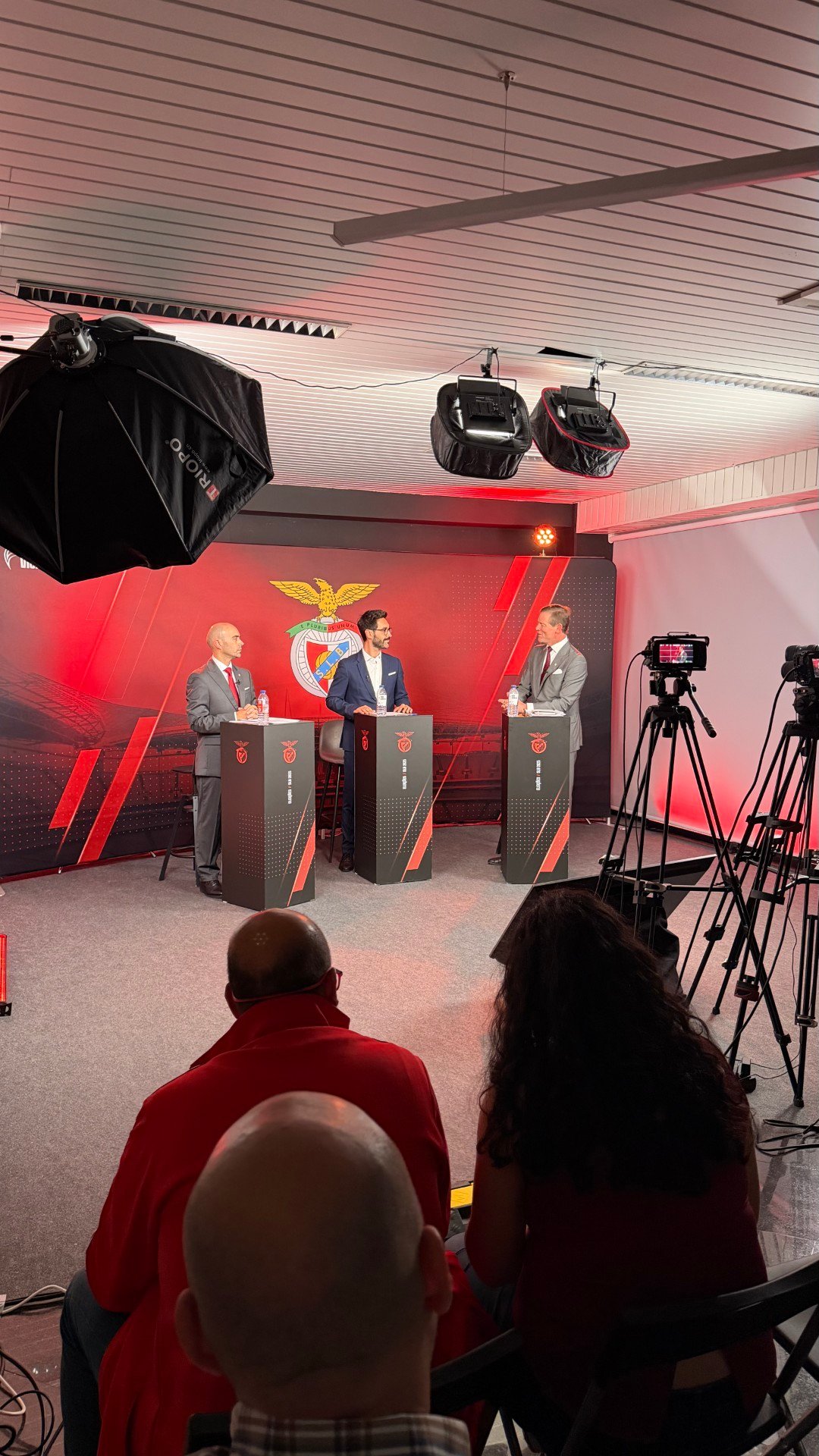 Captação vertical de estrutura para live